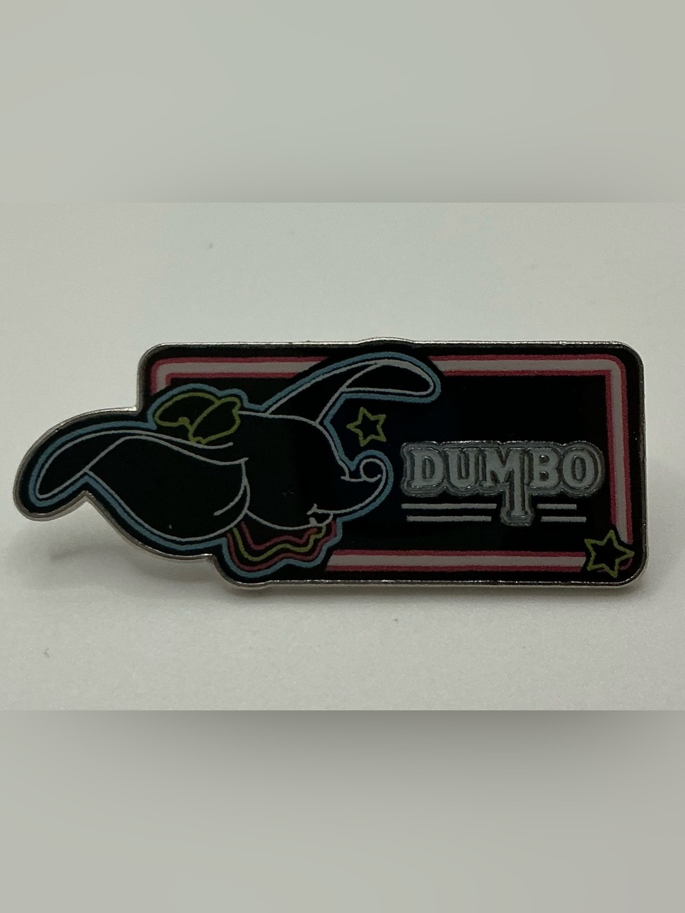 2021 DISNEY HONG KONG NEON NAME SIGN GAME PIN DUMBO